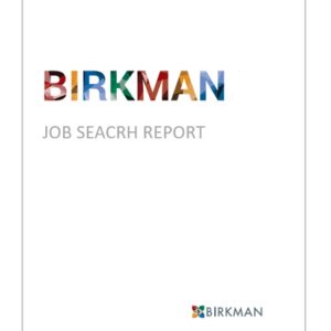 A white cover with the word birkman written in colorful letters.